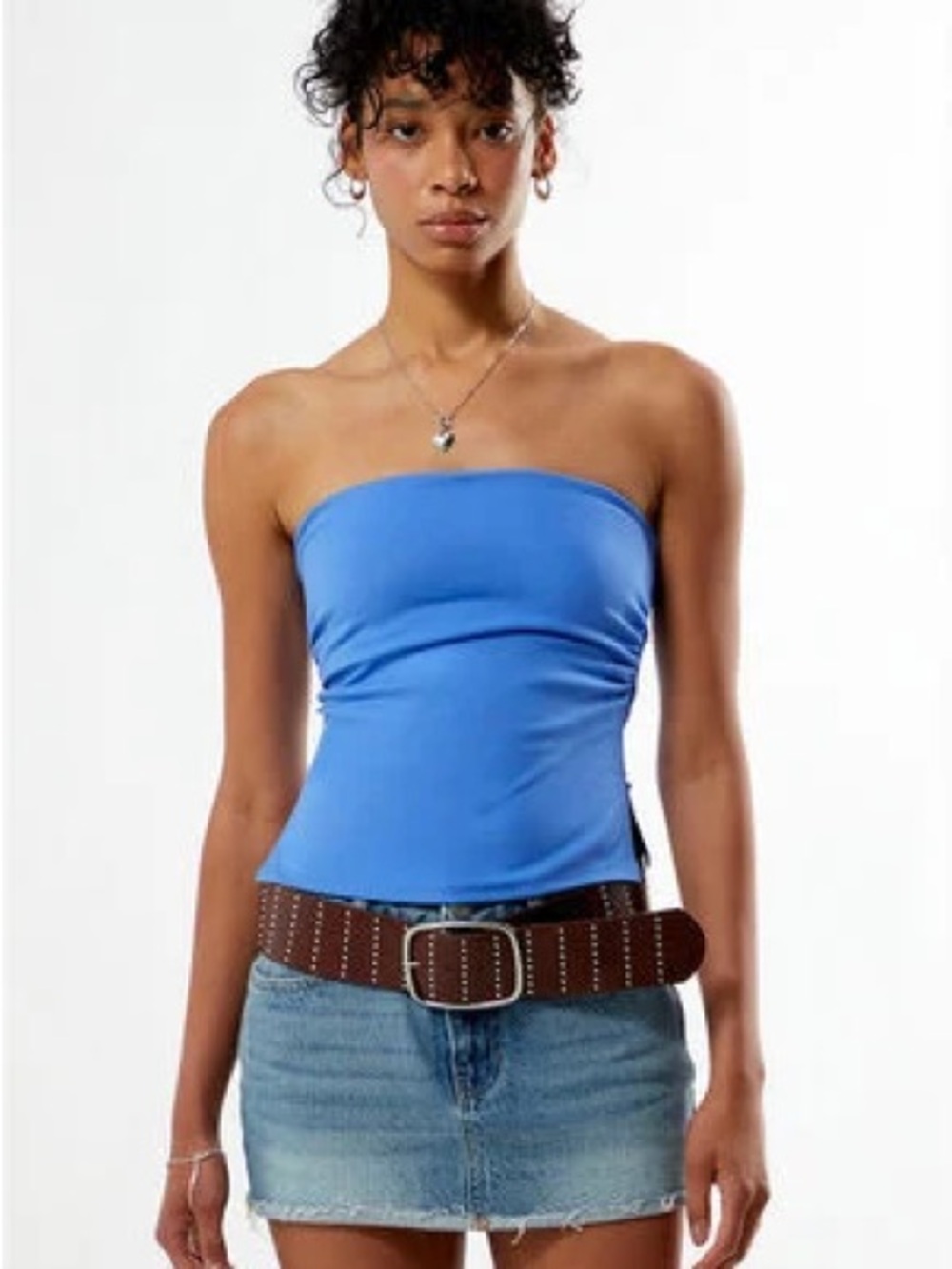 PacSun Your Favorite Tube Top in Royal Blue